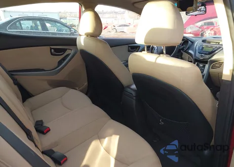 2013 Hyundai Elantra Gls из США, поврежденный, VIN KMHDH4AEXDU661220